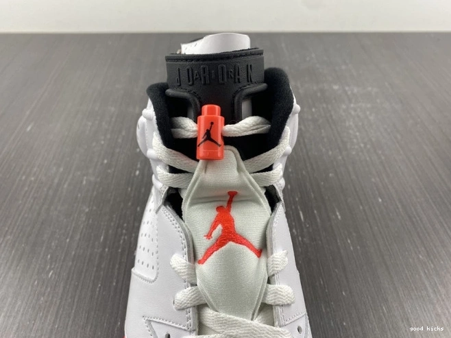 Rep 384664-123 White Infrared Jordan (2014) Retro 6 0708